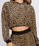 Sassy Style Leopard Hoodie for 2022 festival outfits, festival dress, outfits for raves, concert outfits, and/or club outfits