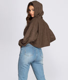 Casually Cozy Cropped Hoodie for 2022 festival outfits, festival dress, outfits for raves, concert outfits, and/or club outfits