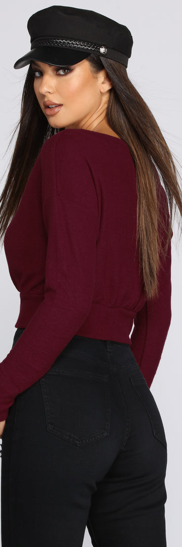 Those Cozy Feels Crop Top