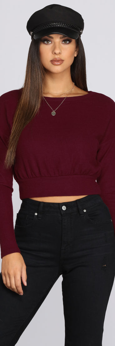 Those Cozy Feels Crop Top