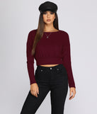 Those Cozy Feels Crop Top
