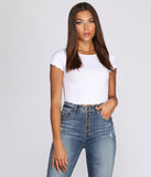 On That Basic Ribbed Top