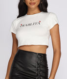 With fun and flirty details, Lil Diablita Crop Top shows off your unique style for a trendy outfit for the summer season!