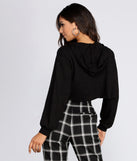 Cozy Lace Up Cropped Hoodie