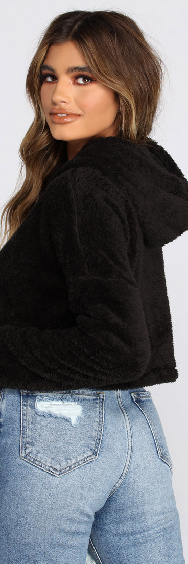 Comfy Cozy Teddy Hoodie