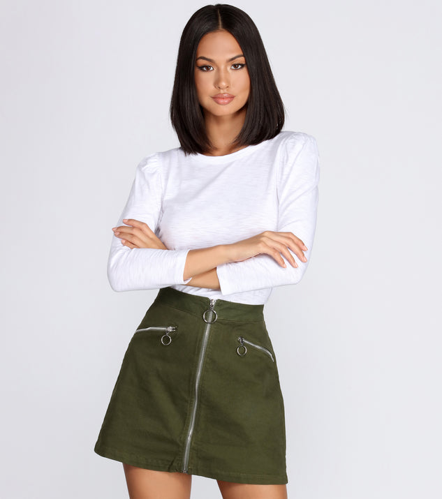 On Cloud Nine Puff Sleeve Top