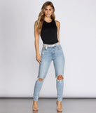 With fun and flirty details, Crew Neck Simple Bodysuit shows off your unique style for a trendy outfit for the summer season!