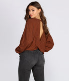 With fun and flirty details, Soft Knit Open Back Top shows off your unique style for a trendy outfit for the summer season!