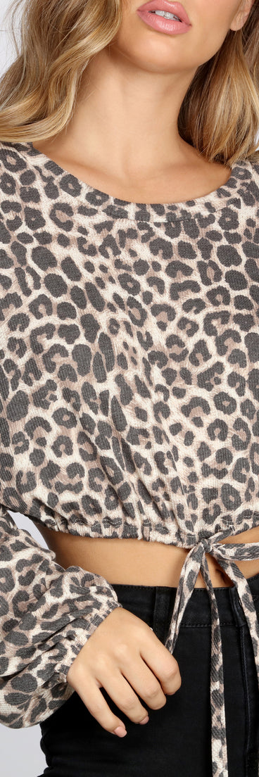 Wild And Untamed Knit Top