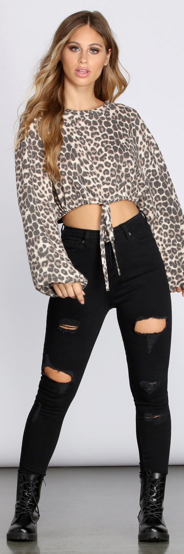 Wild And Untamed Knit Top