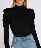 Feeling Basic In Knit Top