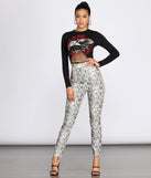 Born To Ride Crop Top is a trendy pick to create 2023 festival outfits, festival dresses, outfits for concerts or raves, and complete your best party outfits!