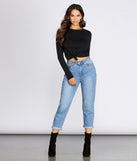 With fun and flirty details, Knot Front Cotton Crop Top shows off your unique style for a trendy outfit for the summer season!