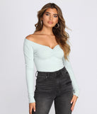 With fun and flirty details, Cozy Ribbed Knit Top shows off your unique style for a trendy outfit for the summer season!