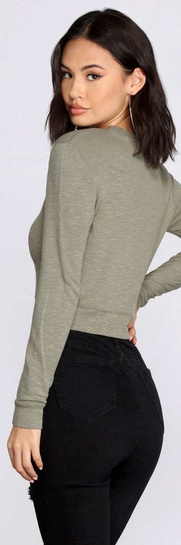 Casual Crew Neck Crop Top for 2022 festival outfits, festival dress, outfits for raves, concert outfits, and/or club outfits