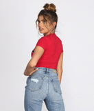 With fun and flirty details, Hustle Squad Slashed Crop Top shows off your unique style for a trendy outfit for the summer season!
