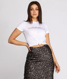 With fun and flirty details, Rule Breaker Aquarius Graphic Tee shows off your unique style for a trendy outfit for the summer season!