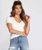 Casual Scoop Neck Tee for 2022 festival outfits, festival dress, outfits for raves, concert outfits, and/or club outfits
