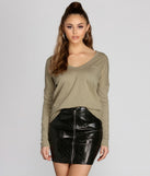 With fun and flirty details, Keep It Casual Pocket Tee shows off your unique style for a trendy outfit for the summer season!
