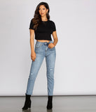 With fun and flirty details, Open Tie Back Ribbed Knit Crop Top shows off your unique style for a trendy outfit for the summer season!