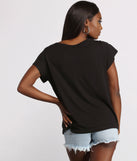 With fun and flirty details, True Love Short Sleeve Graphic Top shows off your unique style for a trendy outfit for the summer season!