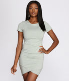 With fun and flirty details, Casual Ruched Tee Tunic shows off your unique style for a trendy outfit for the summer season!