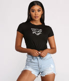 With fun and flirty details, Don't Lie You're Drunk Graphic Tee shows off your unique style for a trendy outfit for the summer season!