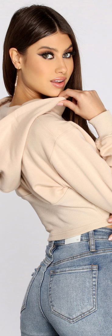 With fun and flirty details, Casual Corset Hoodie shows off your unique style for a trendy outfit for the summer season!