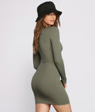 Simply Perfect Knit Mini Dress creates the perfect New Year’s Eve Outfit or new years dress with stylish details in the latest trends to ring in 2023!
