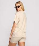 With fun and flirty details, Feeling Basic Crew Neck Tee shows off your unique style for a trendy outfit for the summer season!