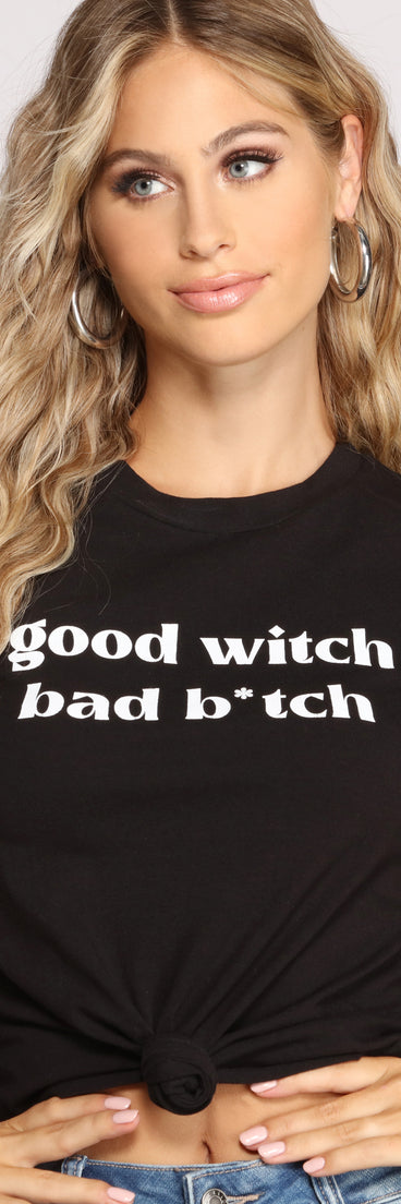 Bewitched Vibes Black Graphic Tee