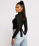 With fun and flirty details, Sleek and Snatched Ribbed Knit Crop Top shows off your unique style for a trendy outfit for the summer season!