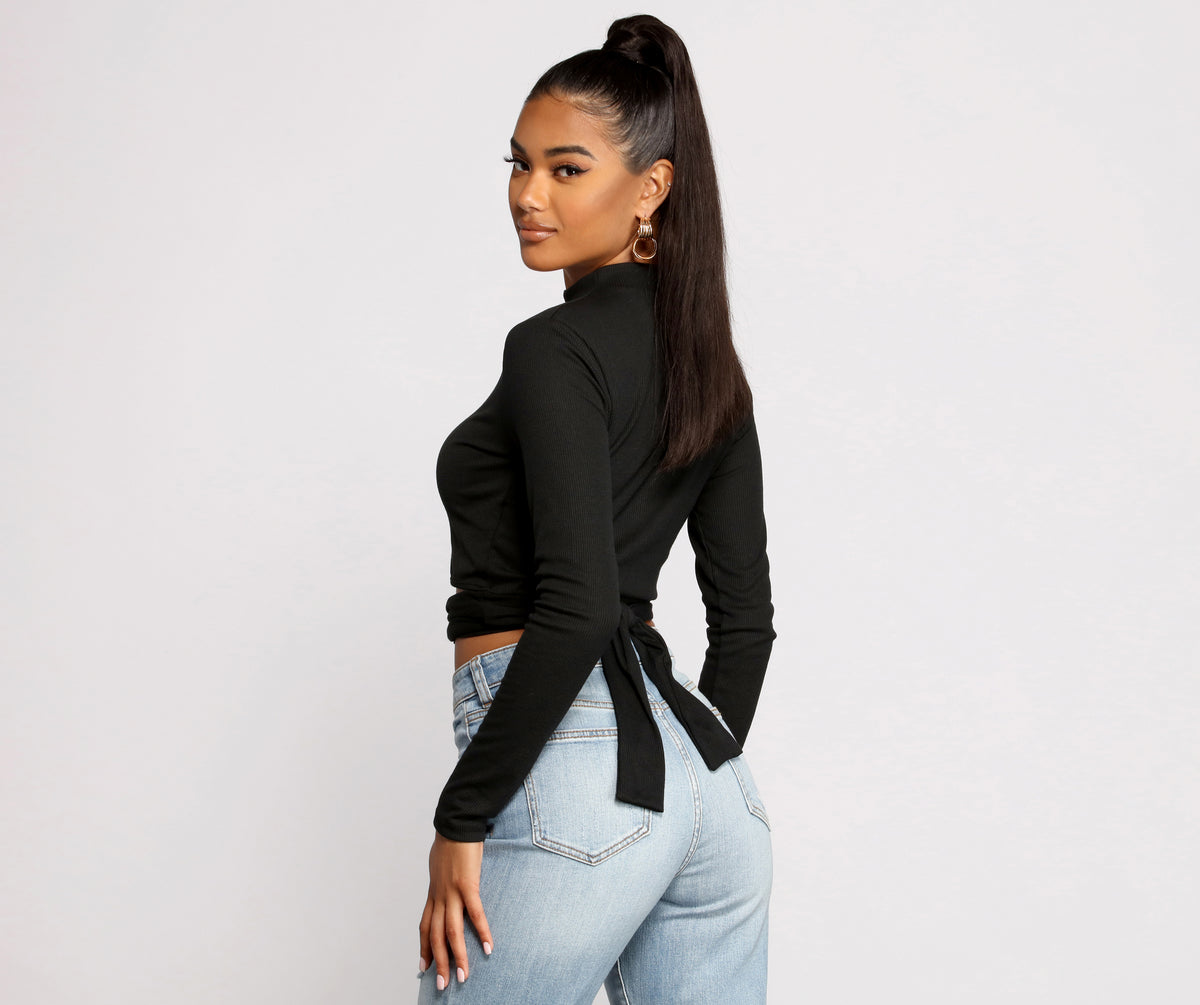 Sleek and Snatched Ribbed Knit Crop Top & Windsor