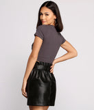 With fun and flirty details, Major Babe Edgy Cropped Graphic Tee shows off your unique style for a trendy outfit for the summer season!