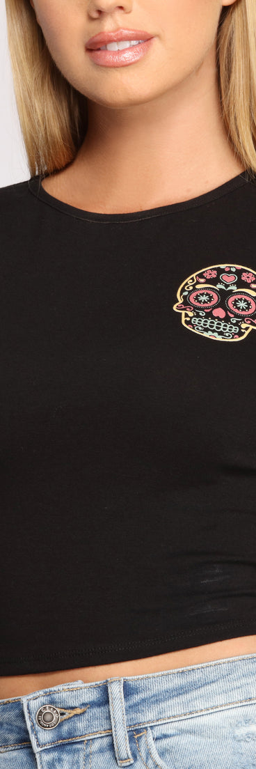 Decorative Skull Graphic Tee
