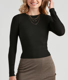 With fun and flirty details, Long Sleeve Ribbed Basic Top shows off your unique style for a trendy outfit for the summer season!