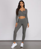 With fun and flirty details, Ribbed Knit Henley Crop Top shows off your unique style for a trendy outfit for the summer season!