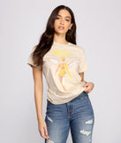 With fun and flirty details, Nirvana Graphic Vintage Tee Shirt shows off your unique style for a trendy outfit for the summer season!