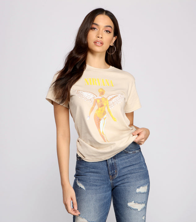 With fun and flirty details, Nirvana Graphic Vintage Tee Shirt shows off your unique style for a trendy outfit for the summer season!