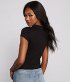 With fun and flirty details, Vote B*tches Graphic Tee Shirt shows off your unique style for a trendy outfit for the summer season!