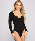 With fun and flirty details, Back to Basics Notched Knit Bodysuit shows off your unique style for a trendy outfit for the summer season!