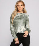 With fun and flirty details, Tie Dye Chic Oversized Top shows off your unique style for a trendy outfit for the summer season!