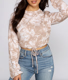 With fun and flirty details, Draw To You Tie-Dye Crop Top shows off your unique style for a trendy outfit for the summer season!