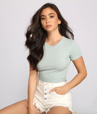 With fun and flirty details, Tied To Basic Staples Ribbed Top shows off your unique style for a trendy outfit for the summer season!