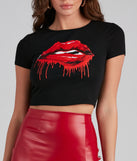 With fun and flirty details, Pucker Up Painted Lips Graphic Tee shows off your unique style for a trendy outfit for the summer season!