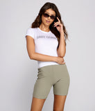 With fun and flirty details, East Coast Graphic Tee shows off your unique style for a trendy outfit for the summer season!