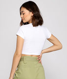 With fun and flirty details, Spoiled Script Crop Top shows off your unique style for a trendy outfit for the summer season!
