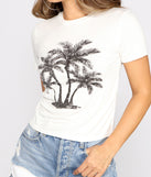 With fun and flirty details, Laidback Vibes Graphic Tee shows off your unique style for a trendy outfit for the summer season!
