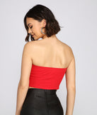 With fun and flirty details, Dark Romance Graphic Tube Top shows off your unique style for a trendy outfit for the summer season!