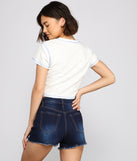 With fun and flirty details, Vintage Roller Skate Graphic Tee shows off your unique style for a trendy outfit for the summer season!
